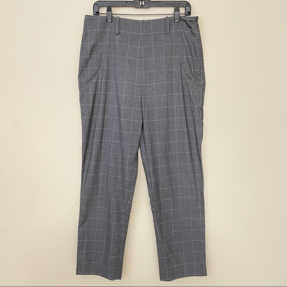 L ACADEMIE /REVOLVE PLAID TROUSER PANTS sz Large